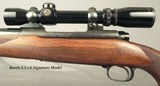 WINCHESTER 375 H&H MOD 70 PRE-64- REMAINS in VERY NICE COND. & ALL ORIG.- 1952- BURRIS 1.5 x 6- OVERALL 92% COND.- BORE as NEW- INTEGRAL FRONT RAMP - 3 of 6