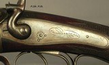 CHARLES OSBORNE 450 3 1/4" BPE- ABSOLUTELY APPEARS UNFIRED- THE BORES ARE FLAT NEW- OPENS & CLOSES LIKE a BRAND-NEW DOUBLE- ABOUT 1895- NICE - 6 of 8