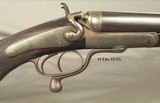 THOMAS BLAND 577 3" BPE- EXC. BORES- VERY SOLID UNDERLEVER REBOUNDING HAMMER DBL. RIFLE- 28" STEEL Bbls.- SOLID WOOD- 11 Lbs. 12 Oz.- DOLLS - 2 of 8