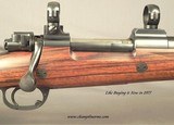 MONTY KENNEDY 338 WIN. MAG.- TOTAL HERMAN WALDRON METAL- ROBERT SWARTLEY ENGRAVING- 1977- ACCURATE- ACTION DETAILED INSIDE & OUT- OVERALL 99% COND. - 2 of 9
