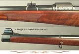 MAUSER 30-06 CARBINE COMMERCIAL OBERNDORF- TYPE M- MANNLICHER STOCK- 20" Bbl.- THE BORE as NEW- Bbl. & RECEIVER BLUE at 96%- EXC. WOOD- NICE PIEC - 6 of 6