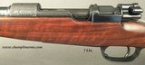 MAUSER 30-06 CARBINE COMMERCIAL OBERNDORF- TYPE M- MANNLICHER STOCK- 20" Bbl.- THE BORE as NEW- Bbl. & RECEIVER BLUE at 96%- EXC. WOOD- NICE PIEC - 3 of 6