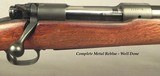 WINCHESTER 30-06 MOD 70 PRE-64- 1949- ALL METAL NICELY REBLUED- BORE EXC.- MACHINED INTEGRAL FRONT RAMP- BLUE NOW 99%- HONEST USING GUN - 2 of 5
