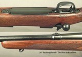 WINCHESTER 30-06 MOD 70 PRE-64- 1949- ALL METAL NICELY REBLUED- BORE EXC.- MACHINED INTEGRAL FRONT RAMP- BLUE NOW 99%- HONEST USING GUN - 4 of 5