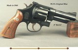 SMITH & WESSON 357 MAGNUM MODEL 28-2 HIGHWAY PATROLMAN- REMAINS UNFIRED- MADE in 1968- PINNED 4" BARREL- ONE FAMILY GUN- 99.5% BLUE - 2 of 2