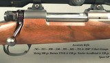 KIMBER of OREGON 257 WTHBY. MAG- MOD 89 BGR- 26" HART PRECISION S S Bbl.- ZEISS CONQUEST 4.5 - 14 x 44mm- INTEGRAL DOUBLE SQUARE BRIDGE- VERY ACC - 2 of 5