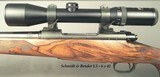 STERLING DAVENPORT 7 x 57- COMPLETE CUSTOM PRE-64 MOD 70- EXC. ENGLISH WALNUT- SCHMIDT & BENDER 1.5 x 6- QD LEVER RINGS- OVERALL 99% ORIG. COND. - 3 of 7