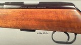 MAUSER 22 LR MOD 201 LUXUS SPORTING BOLT RIFLE- 1992- 21 1/2" Bbl.- NICE ADJUSTABLE TRIGGER- STRONG REPUTATION for ACCURACY- GROOVED + DRILLED - 3 of 6