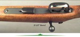 MAUSER 22 LR MOD 201 LUXUS SPORTING BOLT RIFLE- 1992- 21 1/2" Bbl.- NICE ADJUSTABLE TRIGGER- STRONG REPUTATION for ACCURACY- GROOVED + DRILLED - 6 of 6