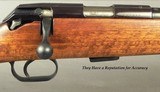 MAUSER 22 LR MOD 201 LUXUS SPORTING BOLT RIFLE- 1992- 21 1/2" Bbl.- NICE ADJUSTABLE TRIGGER- STRONG REPUTATION for ACCURACY- GROOVED + DRILLED - 2 of 6