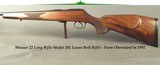 MAUSER 22 LR MOD 201 LUXUS SPORTING BOLT RIFLE- 1992- 21 1/2" Bbl.- NICE ADJUSTABLE TRIGGER- STRONG REPUTATION for ACCURACY- GROOVED + DRILLED - 1 of 6