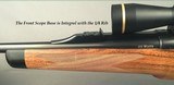 BOB EMMONS 375 WEATHERBY MAG TOTAL CUSTOM- FN MAUSER ACTION- 1/4 RIB with INTEGRAL SCOPE BASE- QD MOUNTS- 2.5 x 8 LEUPOLD- ACCURATE RIFLE- 98% COND. - 5 of 6
