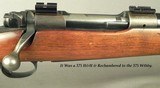 WINCHESTER 375 WEATHERBY MAG.- PRE-64 MOD 70 THAT WAS RECHAMBERED by WEATHERBY FROM a 375 H&H & so MARKED- DOUBLE CROSS BOLTS- EXC. BORE- TOUGHENED UP - 2 of 6