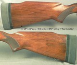 WINCHESTER 375 WEATHERBY MAG.- PRE-64 MOD 70 THAT WAS RECHAMBERED by WEATHERBY FROM a 375 H&H & so MARKED- DOUBLE CROSS BOLTS- EXC. BORE- TOUGHENED UP - 5 of 6
