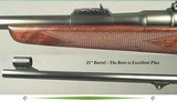 RIGBY 275 (7 x 57 Mauser)- 1951 LONDON RIGBY- MAUSER ACTION- ORIG. CANVAS TRUNK CASE- TALLEY Q D LEVER BASES & 1" RINGS- OPEN SIGHTS- 97% - 7 of 7