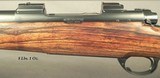 JIM KOBE 9.3 x 62 MAUSER on a PRE-64 MOD 70- A CLASSIC CUSTOM- EXC PIECE of ENGLISH WALNUT- WRAP AROUND POINT PATTERN CHECKERING- OVERALL 99%- NICE - 3 of 6