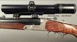 KRIEGHOFF 375 H&H- FACTORY UPGRADE CLASSIC BIG 5- DELUXE ENGRAVING- DELUXE WOOD- FACTORY QD PIVOT MOUNTS- ZEISS 1,25 x 4- OVERALL 97% COND. - 3 of 7