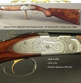 BERETTA 28 BORE 687 EXTRA PREMIUM GRADE- SIDEPLATES with FULL ENGRAVING- EXC. WOOD- 28" Bbls.- 6 FACTORY CHOKES- OVERALL 99.5%- MADE 2001- 14 1/2 - 1 of 5