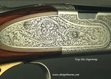 BERETTA 28 BORE 687 EXTRA PREMIUM GRADE- SIDEPLATES with FULL ENGRAVING- EXC. WOOD- 28" Bbls.- 6 FACTORY CHOKES- OVERALL 99.5%- MADE 2001- 14 1/2 - 2 of 5