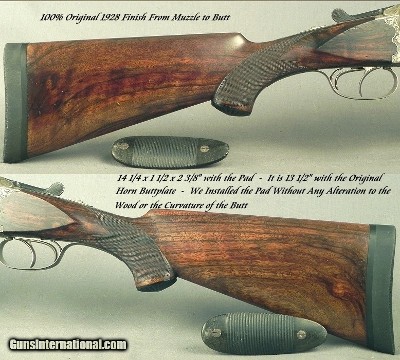 KRIEGHOFF 20 BORE 1928 SUHL BEST GRADE O/U- 99% ENGRAVING w/ GAME SCENES- 30