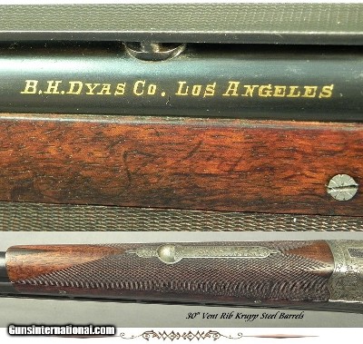 KRIEGHOFF 20 BORE 1928 SUHL BEST GRADE O/U- 99% ENGRAVING w/ GAME SCENES- 30