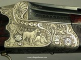 KRIEGHOFF 20 BORE 1928 SUHL BEST GRADE O/U- 99% ENGRAVING w/ GAME SCENES- 30" V R Bbls.- 100% ORIG. 1928 FINISH- BEST 300 SERIES ACTION-EXC. BORE - 3 of 9