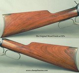 WINCHESTER 1892- 25-20- MADE 1915- THE BORE LIKE NEW- ORIG. from BUTT to MUZZLE- 24" OCTAGON Bbl.- 95% ORIG. Bbl. BLUE- WOOD 92%- SCREWS 95% - 4 of 5