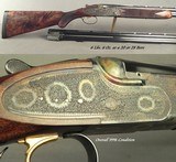 CSMC 20 & 28 BORE A-10 AMERICAN SIDELOCK- ATTRACTIVE PRICE- BOTH Bbls. 30"- OVERALL 99% COND.- ROSE & SCROLL MODEL- EXC. WOOD- DELUXE CASE- 6-6 - 2 of 5