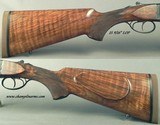 CHAPUIS 450/400 3" N. E.- NEW- MODEL BROUSSE- VERY NICE WOOD- 95% FLORAL ENGRAVING & GAME SCENE- REMOVABLE BLOCKS in RIB for SCOPE MOUNTS or RED - 4 of 5
