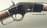 WINCHESTER MOD 1873 32-20- OVERALL an 85% CLASSIC- ORIG. & NICE- 75% ORIG. RECEIVER BLUE- Bbl. BLUE at 85%- EXC BORE- 24" ROUND Bbl.- ORIG. SIGHT - 2 of 5