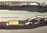 WINCHESTER MOD 1873 32-20- OVERALL an 85% CLASSIC- ORIG. & NICE- 75% ORIG. RECEIVER BLUE- Bbl. BLUE at 85%- EXC BORE- 24" ROUND Bbl.- ORIG. SIGHT - 3 of 5