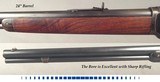 WINCHESTER MOD 1873 32-20- OVERALL an 85% CLASSIC- ORIG. & NICE- 75% ORIG. RECEIVER BLUE- Bbl. BLUE at 85%- EXC BORE- 24" ROUND Bbl.- ORIG. SIGHT - 5 of 5