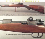 NIEDNER RIFLE CORP.- 7 x 57 MAUSER CARBINE- COMMERCIAL MAUSER METAL & WOOD- EVERY SERIAL # MATCHES- ONLY 6 Lbs. 13 Oz.- 20" CARBINE Bbl.- EXC. BO