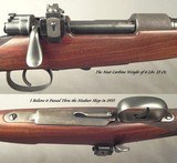 NIEDNER RIFLE CORP.- 7 x 57 MAUSER CARBINE- COMMERCIAL MAUSER METAL & WOOD- EVERY SERIAL # MATCHES- ONLY 6 Lbs. 13 Oz.- 20" CARBINE Bbl.- EXC. BO - 2 of 6
