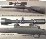 WINCHESTER 270 WSM POST-64 MOD 70- ACCURIZED by HILL COUNTRY RIFLES- 24" STAINLESS STEEL Bbl.- CONTROLLED ROUND FEED- ZEISS 4 - 12 x 42- ACCURATE - 1 of 4
