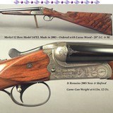 MERKEL 12 MODEL 147EL BOXLOCK EJECT- NEAR EXHIBITION WOOD- 2005- MADE in SUHL- 28" I.C. & M Bbls.- UNFIRED & OVERALL COND. at 99.5%- SST- GAME SC - 1 of 6