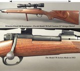 WINSTON ELROD 280 REMINGTON- TOTAL PRE-64 MOD 70 CUSTOM- CLASSIC STYLE- NICE METAL WORK- ACCURATE with REM. FACTORY AMMO- EXC VALUE- FLEUR-DE-LIS - 1 of 5