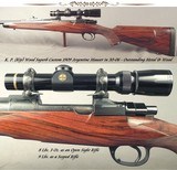 KIP WOOD 30-06 FULL CUSTOM 1909 ARGENTINE MAUSER- ENGRAVED by MASTER REX PEDERSEN- GREAT CRAFTSMANSHIP & TOTAL DETAIL- THIS is NICE STUFF- 1/4 RIB - 1 of 6