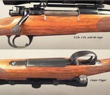 BIESEN 7x57 MAUSER- FULL & COMPLETE CUSTOM w/ MAUSER ACTION- PURE BIESEN CLASSIC STOCK- BIESEN WRAP AROUND FLEUR-DE-LIS CHECKERING- 1962- ACCURATE - 2 of 5