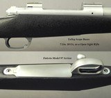 DAKOTA 416 REM. MAG. LEFT HAND CUSTOM- ALL WEATHER METAL FINISH- SYNTHETIC STOCK- 1/4 RIB CUT FOR SCOPE RINGS- TALLEY BASES on the RECEIVER- TOUGH - 2 of 4