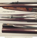 GRIFFIN & HOWE 500 3" N. E. DOUBLE RIFLE- CONTINENTAL MODEL BOXLOCK- 23" EJECT CHOPPER LUMP Bbls.- 95% ENGRAVING- EXC. WOOD- 97% COND.- 2005 - 5 of 5