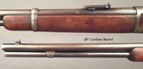 WINCHESTER 1892- 32 W.C.F. CARBINE- 1927- THE BORE is EXC.- ORIG. from BUTT to MUZZLE- 20" ROUND Bbl.- CORRECT REAR & FRONT SIGHTS- SOLID CARBINE - 4 of 5