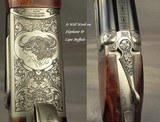 CHAPUIS 450/400 3" N. E.- NEW- MODEL ELAN- VERY NICE WOOD- 95% FLORAL ENGRAVING & GAME SCENE- REMOVABLE BLOCKS in RIB for SCOPE MOUNTS or RED DOT - 3 of 5