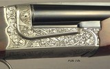 CHAPUIS 450/400 3" N. E.- NEW- MODEL ELAN- VERY NICE WOOD- 95% FLORAL ENGRAVING & GAME SCENE- REMOVABLE BLOCKS in RIB for SCOPE MOUNTS or RED DOT - 2 of 5