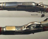 WINCHESTER MODEL 1873 DELUXE SADDLE RING CARBINE 44-40- COMPLETE UPGRADE- OVERALL it is NOW 98% COND.- THE BORE is NEW- IT WORKS & SHOOTS - 3 of 5