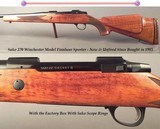 SAKO 270 FINNBEAR SPORTER- NEW & UNFIRED in the FACTORY BOX- ABOUT 1985- SAKO SCOPE RINGS for the DOVETAIL FLATS on the RECEIVER- 24" Bbl.-NO SIG - 1 of 4