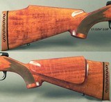 SAKO 270 FINNBEAR SPORTER- NEW & UNFIRED in the FACTORY BOX- ABOUT 1985- SAKO SCOPE RINGS for the DOVETAIL FLATS on the RECEIVER- 24" Bbl. - 3 of 4