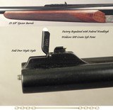 CHAPUIS 470 N. E.- NEW- MOD ELAN CLASSIC- VERY NICE WOOD- 95% FLORAL ENGRAVING & GAME SCENE- REMOVABLE BLOCKS in RIB for SCOPE MOUNTS or RED DOT - 4 of 4