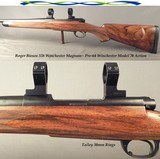 ROGER BIESEN 338 WIN. MAG.- BIESEN COMPLETE CUSTOM with a 1956 PRE-64 MOD. 70 ACTION- A TRUE BIESEN CLASSIC STOCK- POINT PATTERN CHECKERING- 98% - 1 of 5