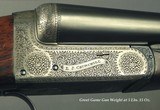 CHURCHILL 12 BORE PAIR- REGAL MODEL- MADE 1934- ASSIST EASY OPENING- ONLY 5 Lbs. 15 Oz.- 25" Bbls. with HIDDEN THIRD BITE- EXC Bbls. INSIDE & OUT - 3 of 9